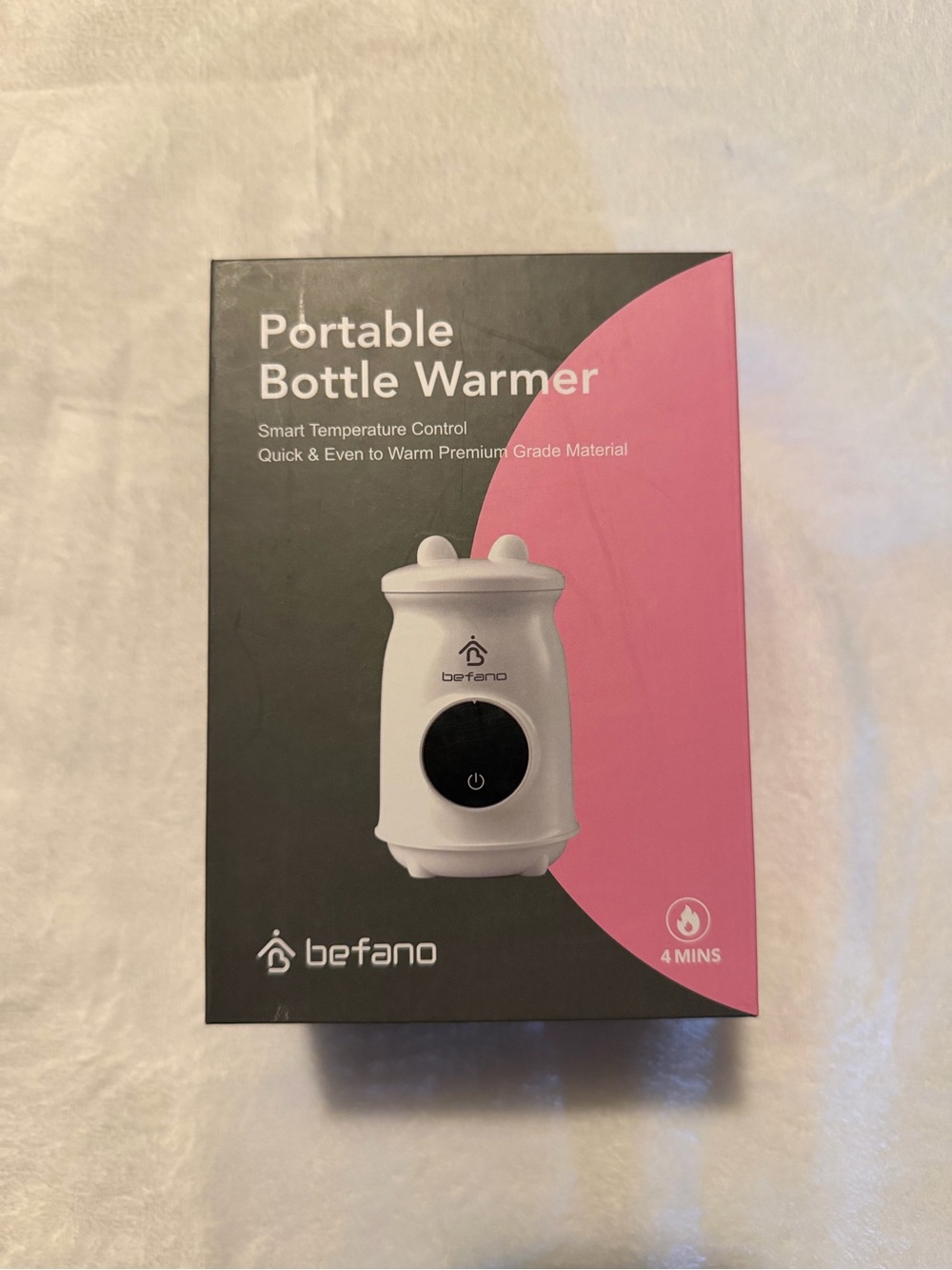 Befano Portable Bottle Warmer Portable Baby Bottle Warmer NWT
